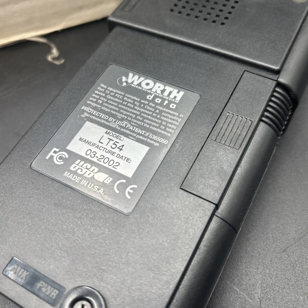 Worth Data LT54 Tricoder w/ LZ300 Barcode Scanner Gun Manual Instruction CD Box